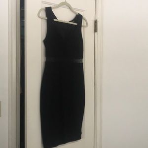 Black LULU midi dress